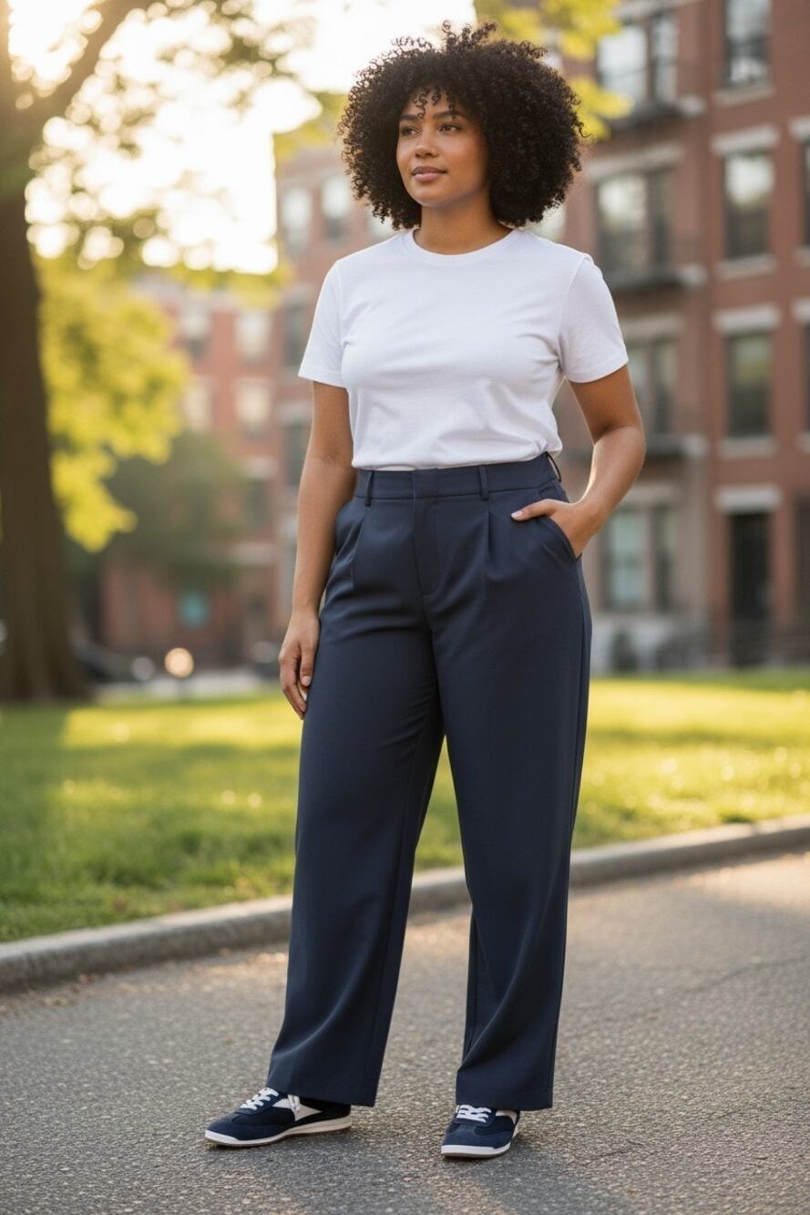 All in Motion Women's High-Rise Pleated Wide-Leg Tech Pants Size: XL